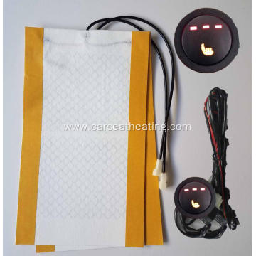 Car cover round switch 3-level car seat heating
